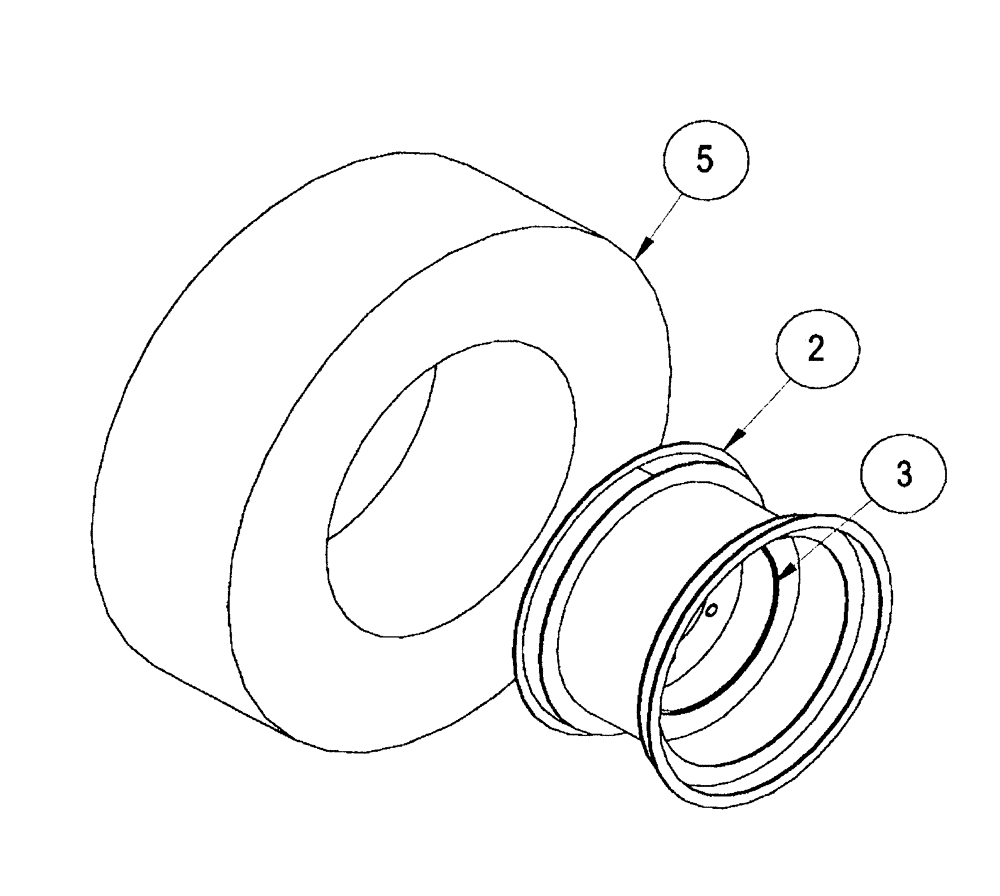 Схема запчастей Case IH NFX - (9-18) - PACKER WHEELS AND TIRES, WHEEL ASSEMBLIES, PACKER TIRES, MOUNTED AND UNMOUNTED (09) - CHASSIS