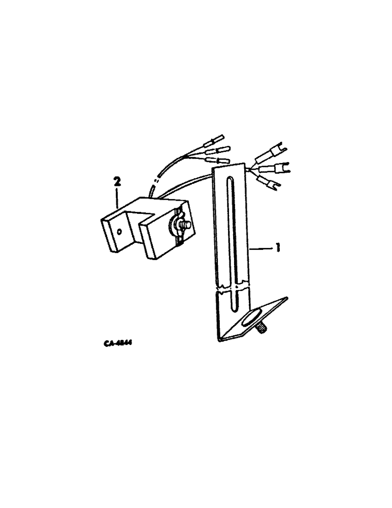 Схема запчастей Case IH 500 - (C-24[A]) - HOPPER LEVEL SENSOR, QUANTITIES SHOWN ARE PER SEED HOPPER 