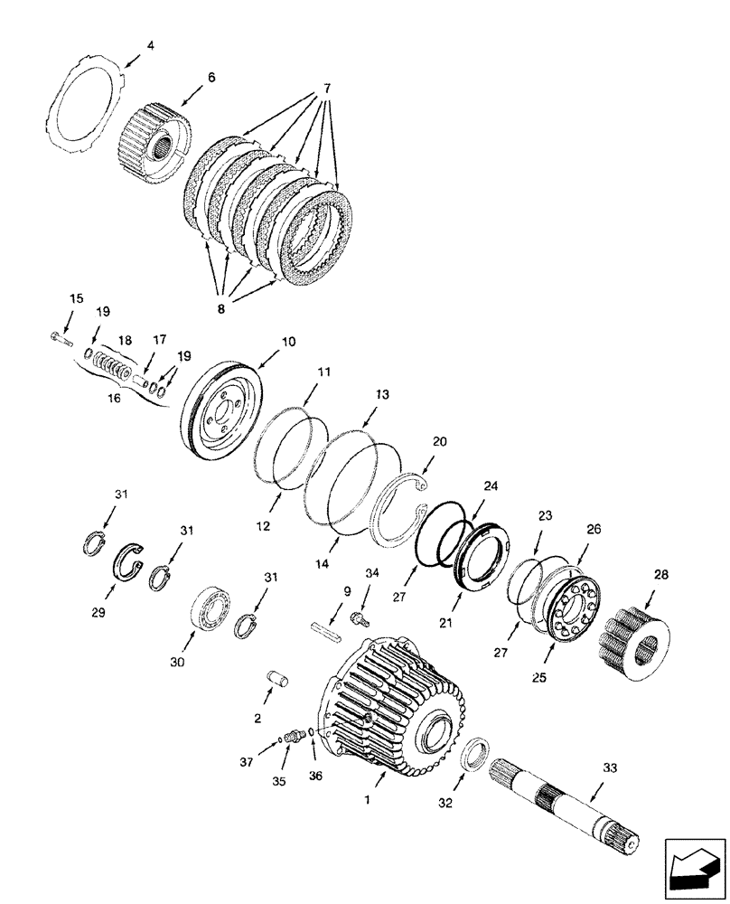 Схема запчастей Case IH 2588 - (33.202.01) - BRAKES - MASTER (33) - BRAKES & CONTROLS