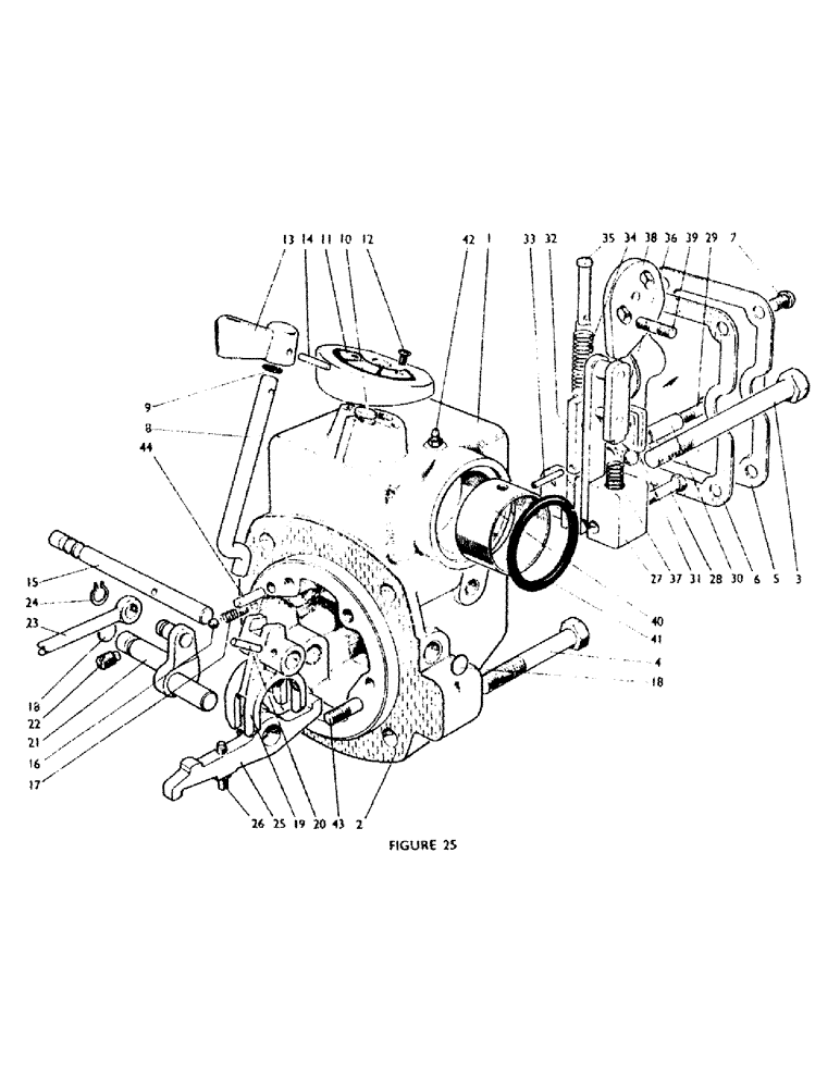 Схема запчастей Case IH 770B - (042) - CONTROL MECHANISM (07) - HYDRAULIC SYSTEM