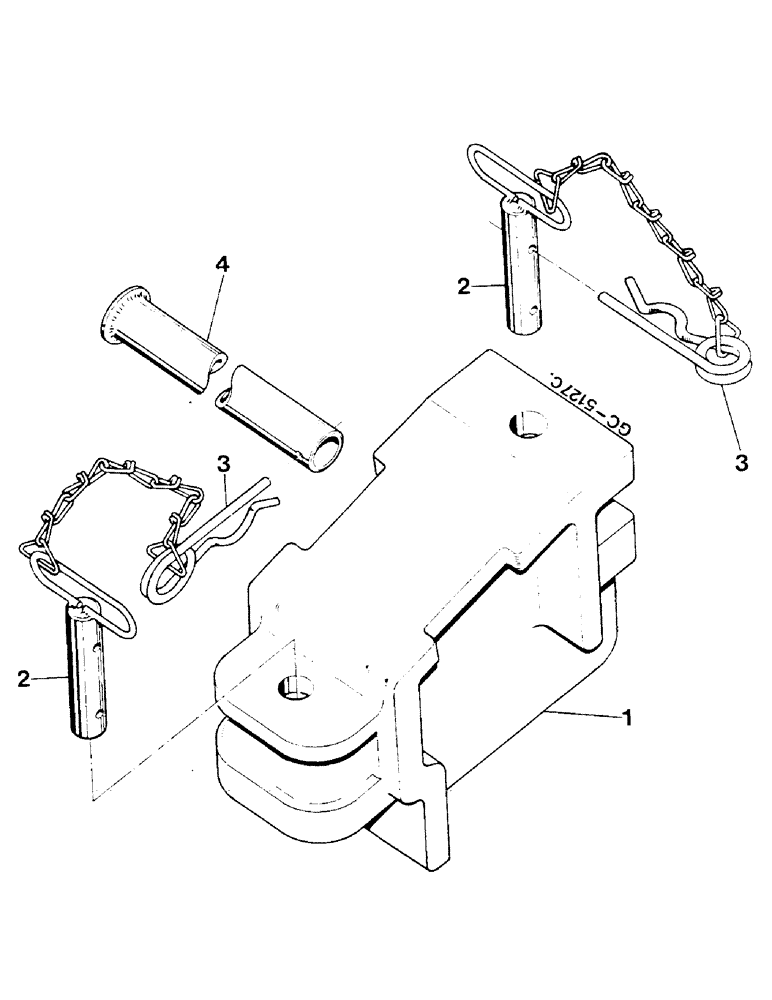 Схема запчастей Case IH 844S - (09-28) - WEIGHTS (12) - FRAME