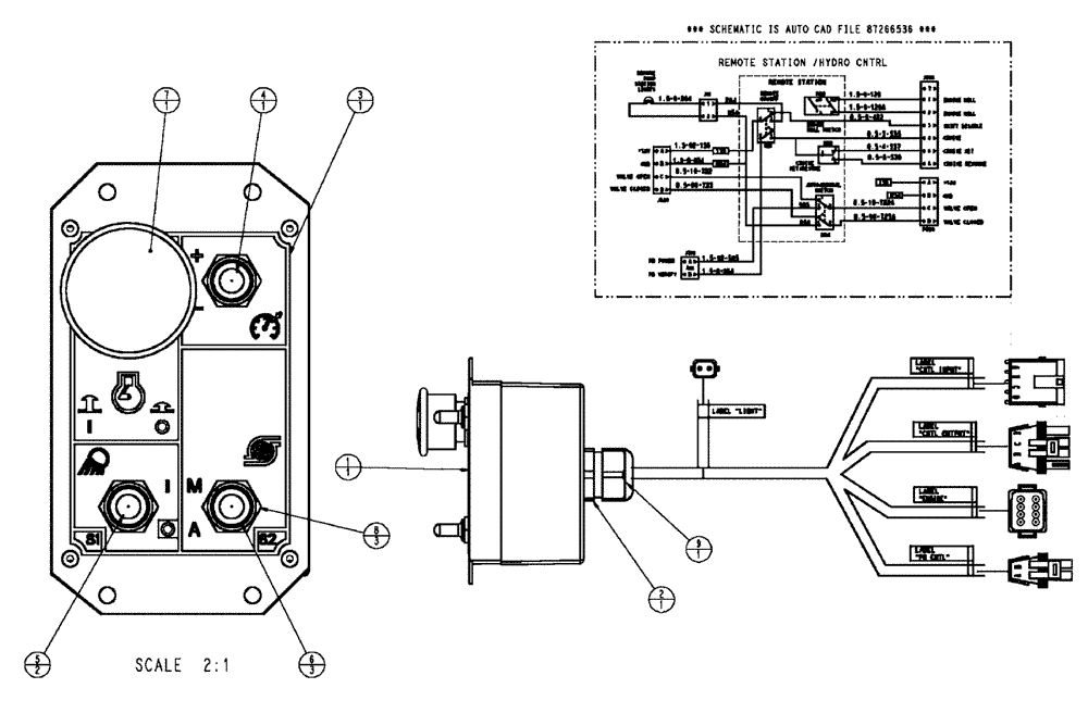 Схема запчастей Case IH SPX4410 - (09-061) - REMOTE STATION RELOAD CENTER Liquid Plumbing