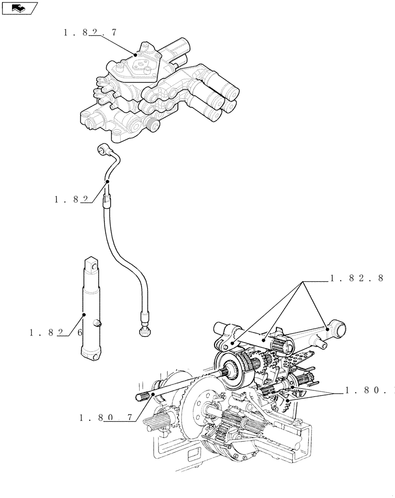 Схема запчастей Case IH PUMA 155 - (SEC. 07) - HYDRAULICS (00) - GENERAL