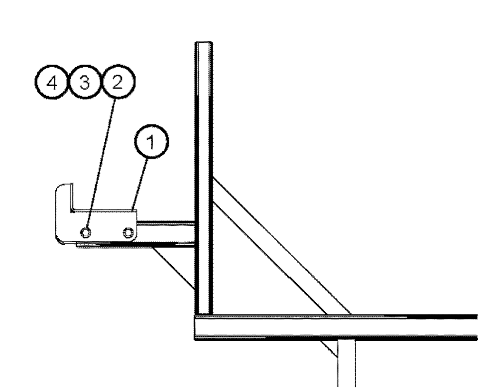 Схема запчастей Case IH SPX2130 - (04-009) - CRADLE & BOOM STOP ASSEMBLY-60 BOOM Suspension & Frame