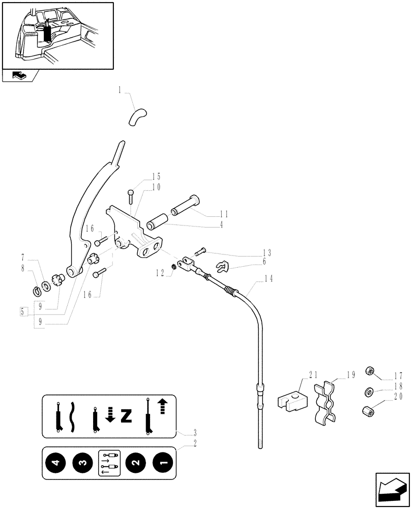 Схема запчастей Case IH PUMA 155 - (1.96.2/06) - 3 REAR CONTROL VALVES - CONTROL VALVE CONTROL (VAR.333844) (10) - OPERATORS PLATFORM/CAB