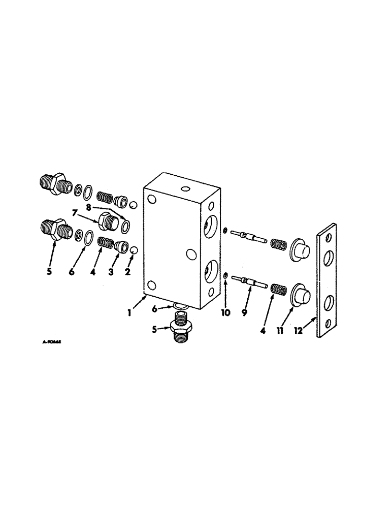 Схема запчастей Case IH 1456 - (10-18) - HYDRAULICS, HYDRAULIC SEAT VALVE (07) - HYDRAULICS