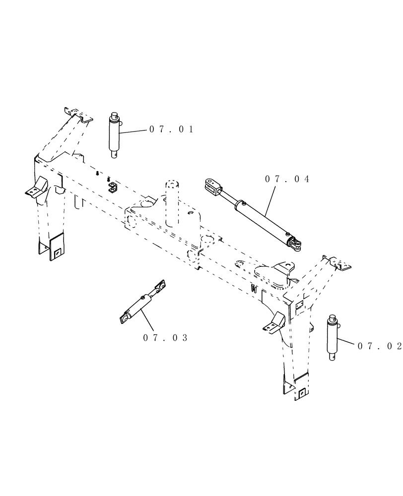 Схема запчастей Case IH DC132 - (7) - HYDRAULICS - PICTORIAL INDEX (00) - GENERAL