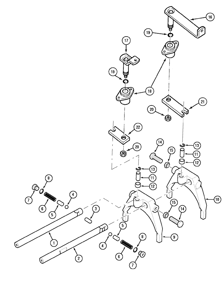 Схема запчастей Case IH C50 - (06-27) - TRANSMISSION CONTROL (06) - POWER TRAIN