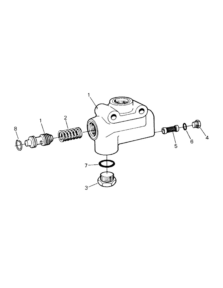 Схема запчастей Case IH CM325 - (08-14) - RELIEF VALVE ASSEMBLY (07) - HYDRAULICS