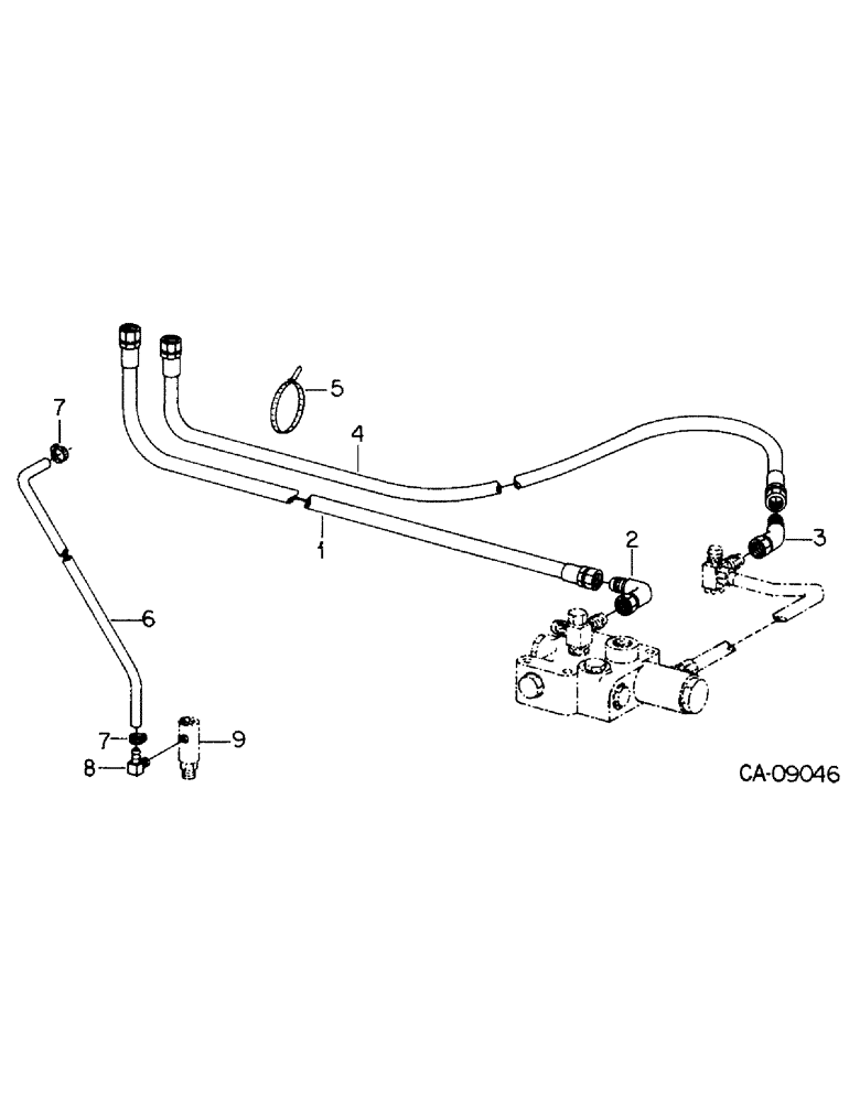 Схема запчастей Case IH 7488 - (10-50) - HYDRAULICS, HYDRAULIC SEAT CONNECTIONS (07) - HYDRAULICS