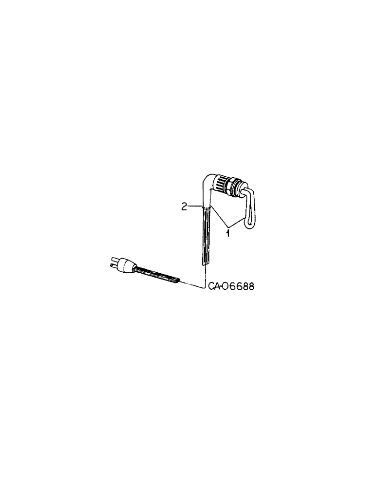 Схема запчастей Case IH 3688 - (12-12[A]) - POWER, CRANKCASE WATER HEATER Power