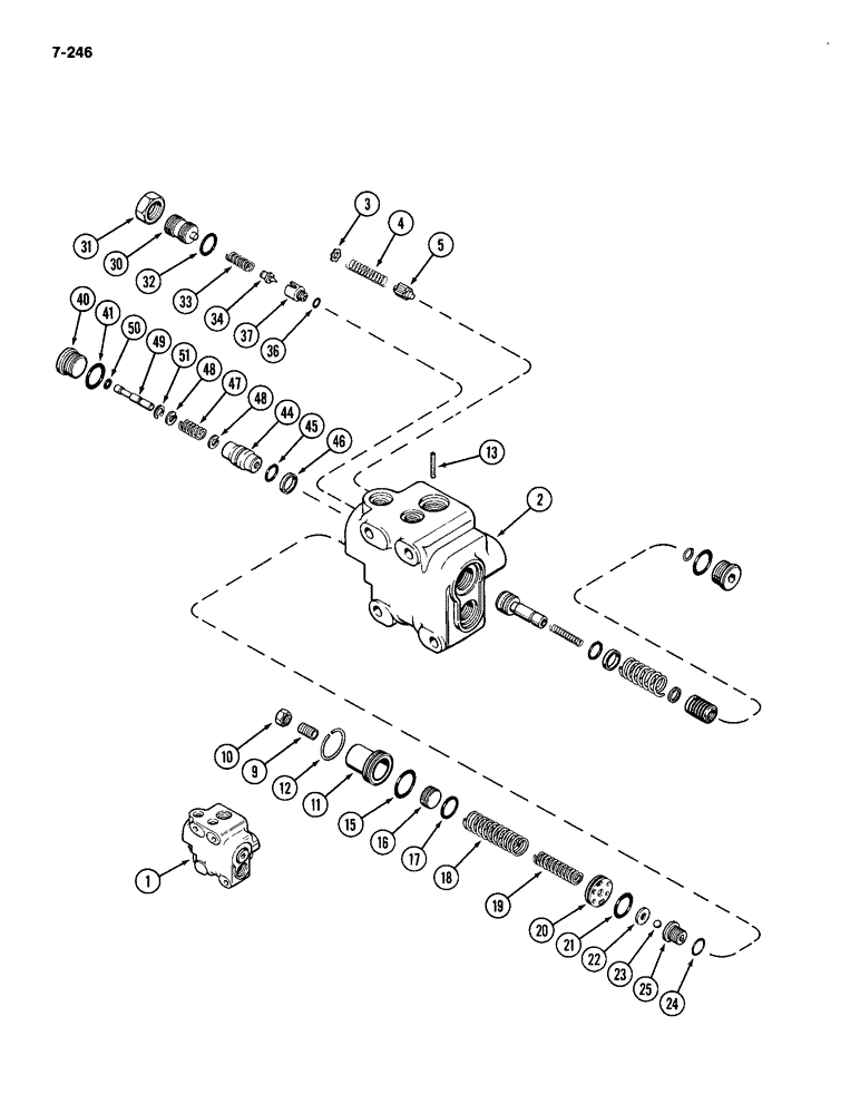 Схема запчастей Case IH 2094 - (7-246) - BRAKE VALVE ASSEMBLY (07) - BRAKES