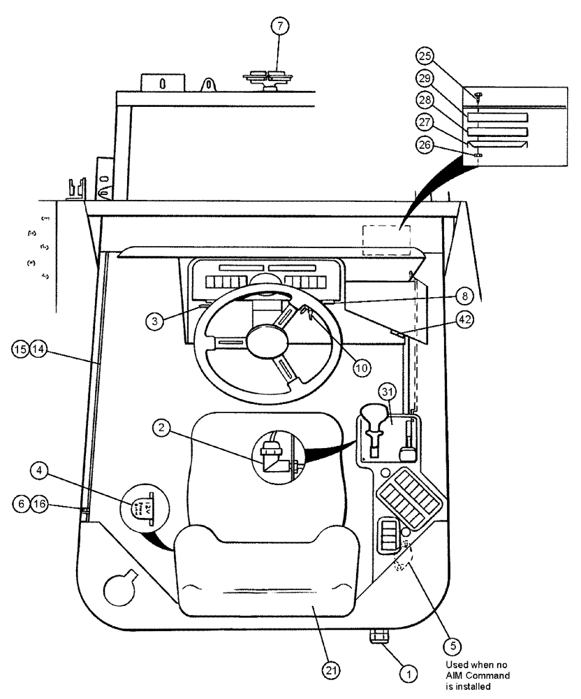 Схема запчастей Case IH SPX3310 - (01-002) - CONTROLS, ELECTRICAL Cab Interior