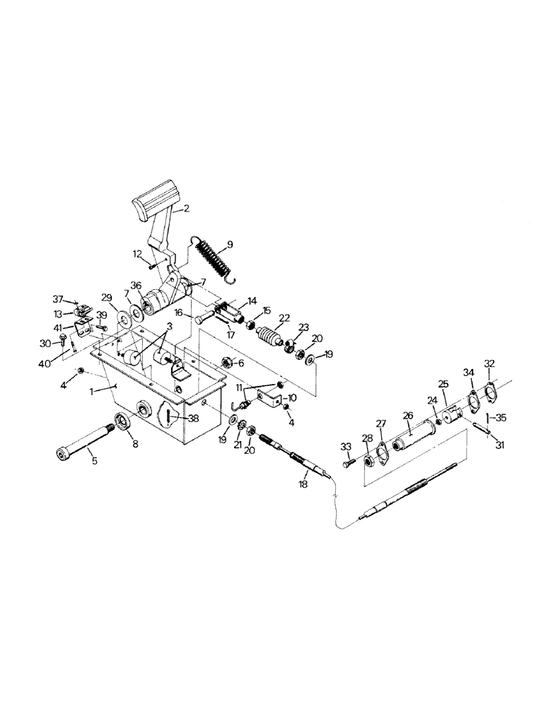 Схема запчастей Case IH STEIGER - (01-41) - CLUTCH CONTROL (10) - CAB