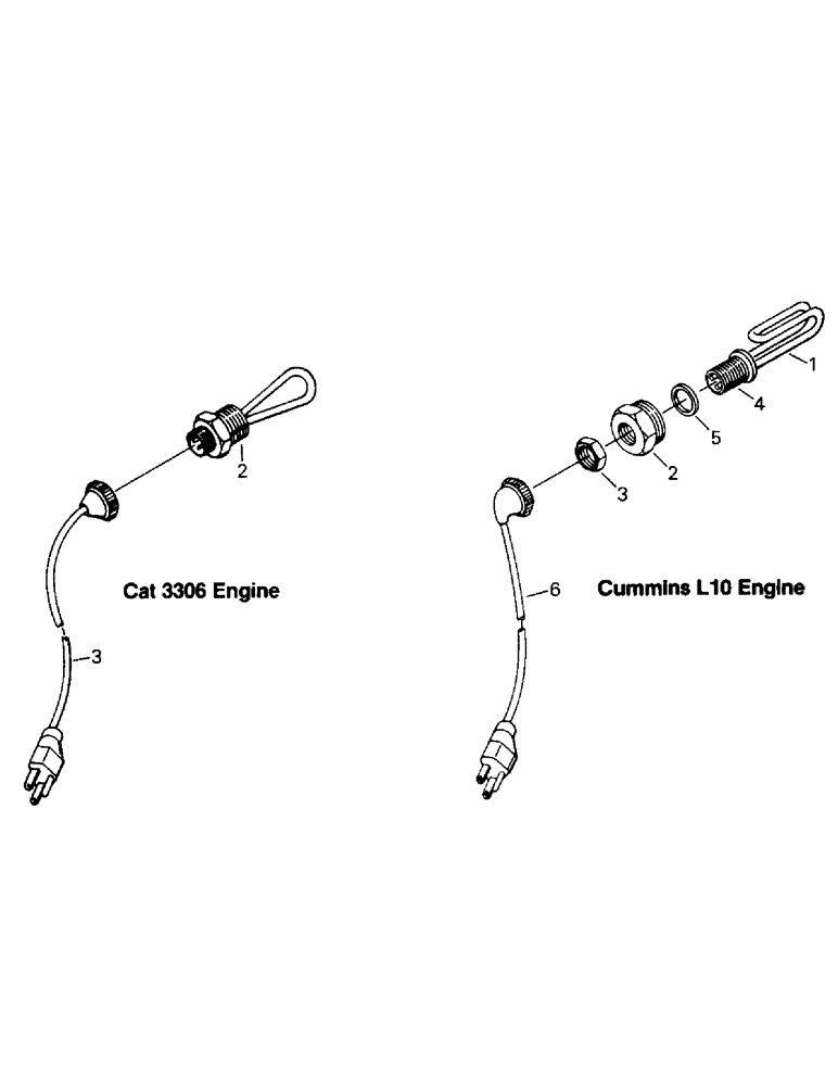 Схема запчастей Case IH STEIGER - (04-04) - ENGINE BLOCK HEATER (04) - Drive Train