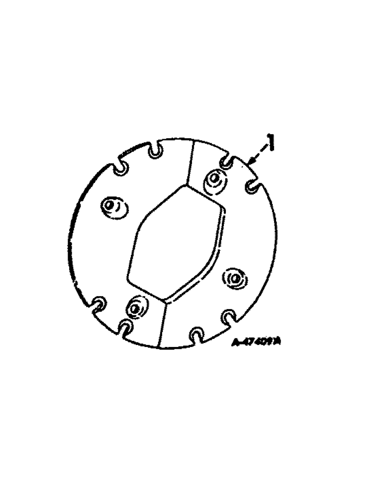 Схема запчастей Case IH 986 - (15-07) - WHEEL AND TRACTION, REAR WHEEL WEIGHTS, SPLIT TYPE Wheels & Traction