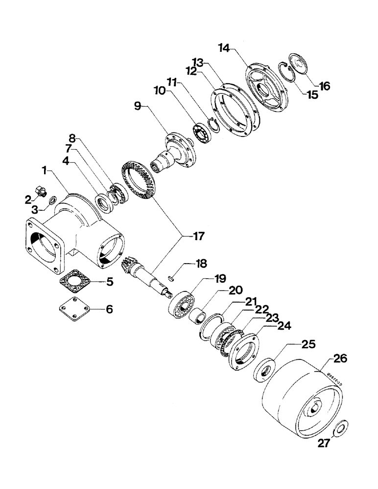 Схема запчастей Case IH 433 - (07-49) - BELT PULLEY (04) - Drive Train