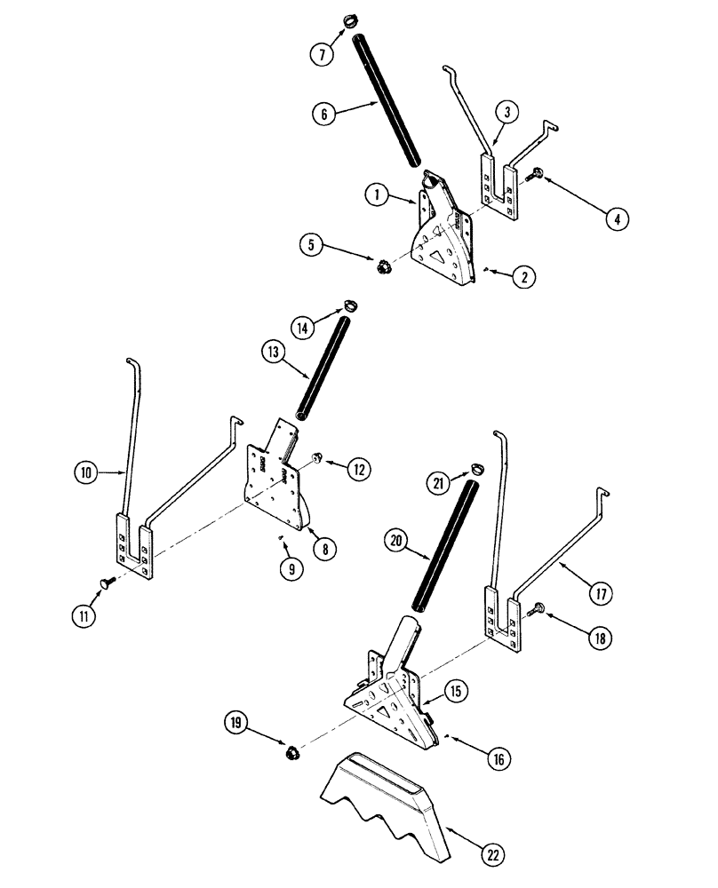 Схема запчастей Case IH 1200 - (L.40.A[09]) - INSECTICIDE SPREADER ATTACHMENTS L - Field Processing