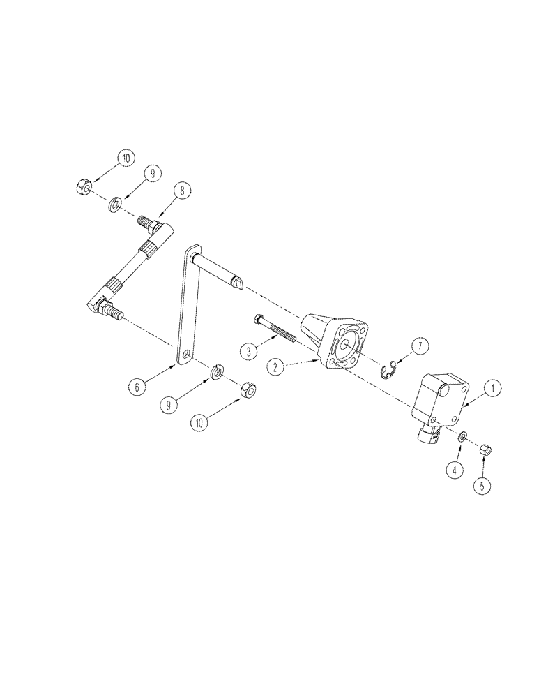 Схема запчастей Case IH STX275 - (04-05) - SENSOR HITCH POSITION (04) - ELECTRICAL SYSTEMS