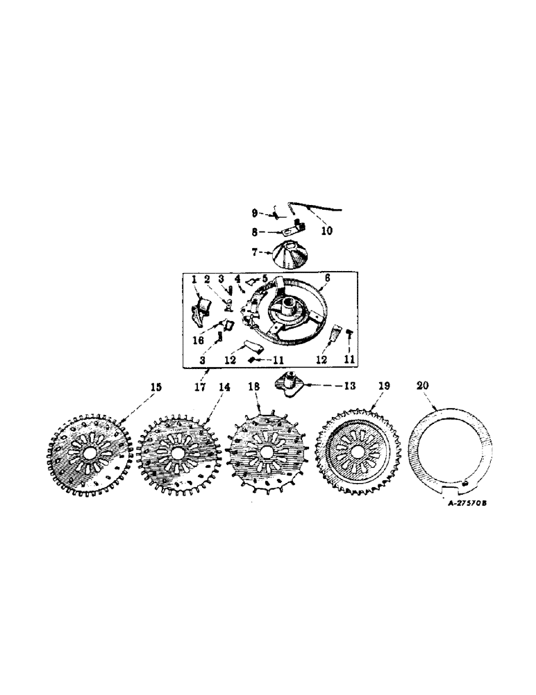 Схема запчастей Case IH 86 - (V-31) - COTTON PLANTING EQUIPMENT, FOR COMBINATION HOPPER, ONE PER ROW 