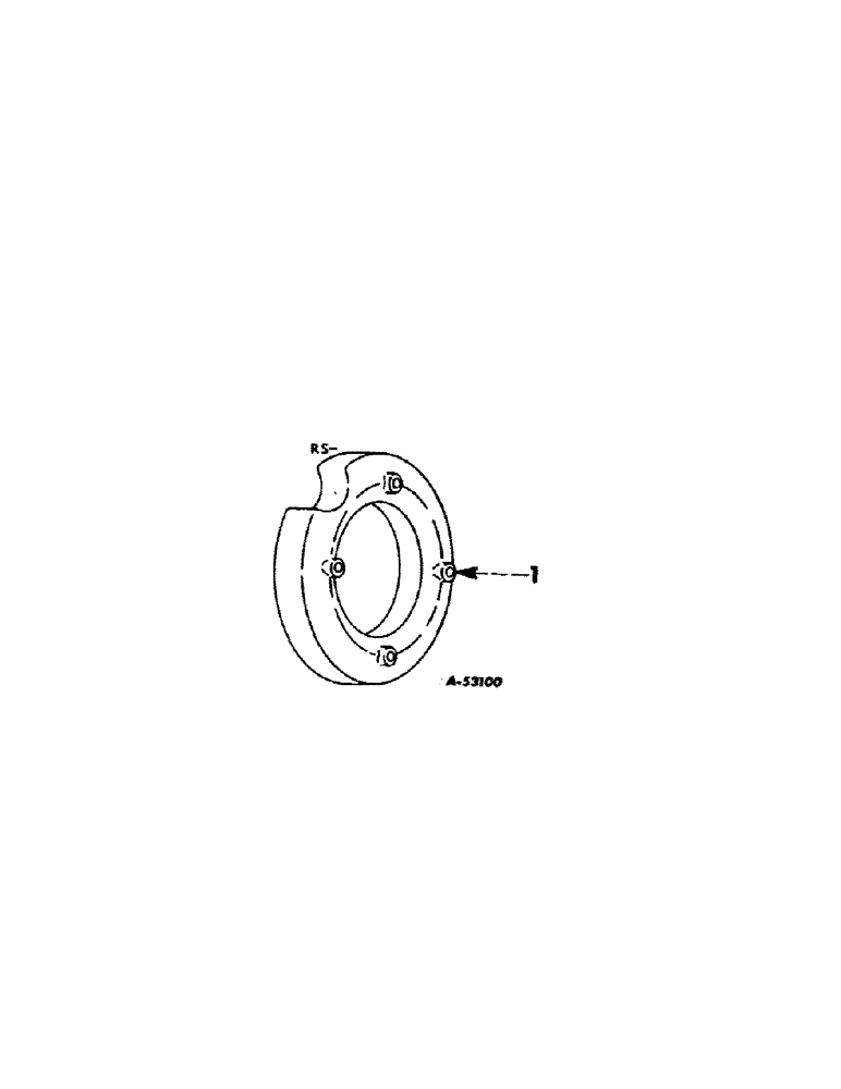 Схема запчастей Case IH 1456 - (02-03[A]) - MISCELLANEOUS, FRONT WHEEL WEIGHTS, FARMALL TRACTORS Accessories & Attachments / Miscellaneous