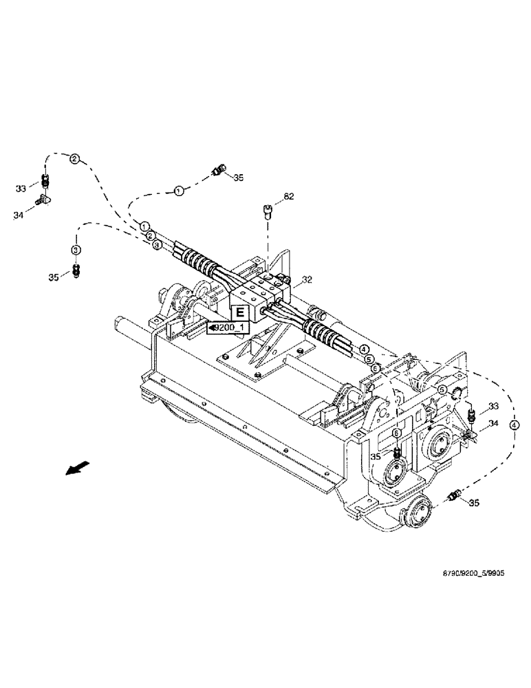 Схема запчастей Case IH 8790 - (235) - CENTRAL LUBRICATION SYSTEM, UNIT (71) - LUBRICATION SYSTEM