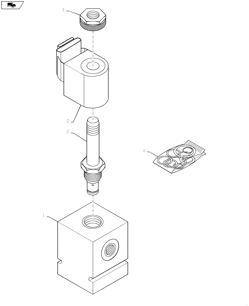 Схема запчастей Case IH 4430 - (35.962.08) - HYDROSTATIC SHUNT VALVE (35) - HYDRAULIC SYSTEMS