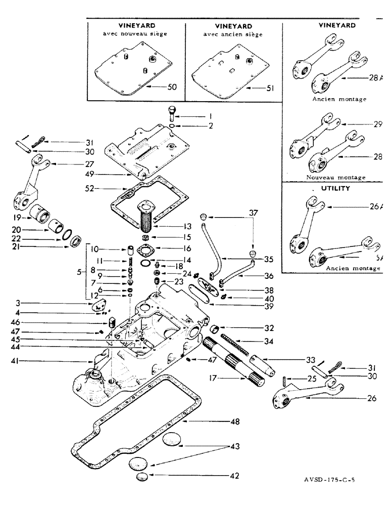 Схема запчастей Case IH FU-267D - (178) - CASING-TANK - COVERING - LIFT SHAFT, LIFT ARM - SECURITY VALVE, LOCK OUT LEVERS, OIL FILTER (08) - HYDRAULICS