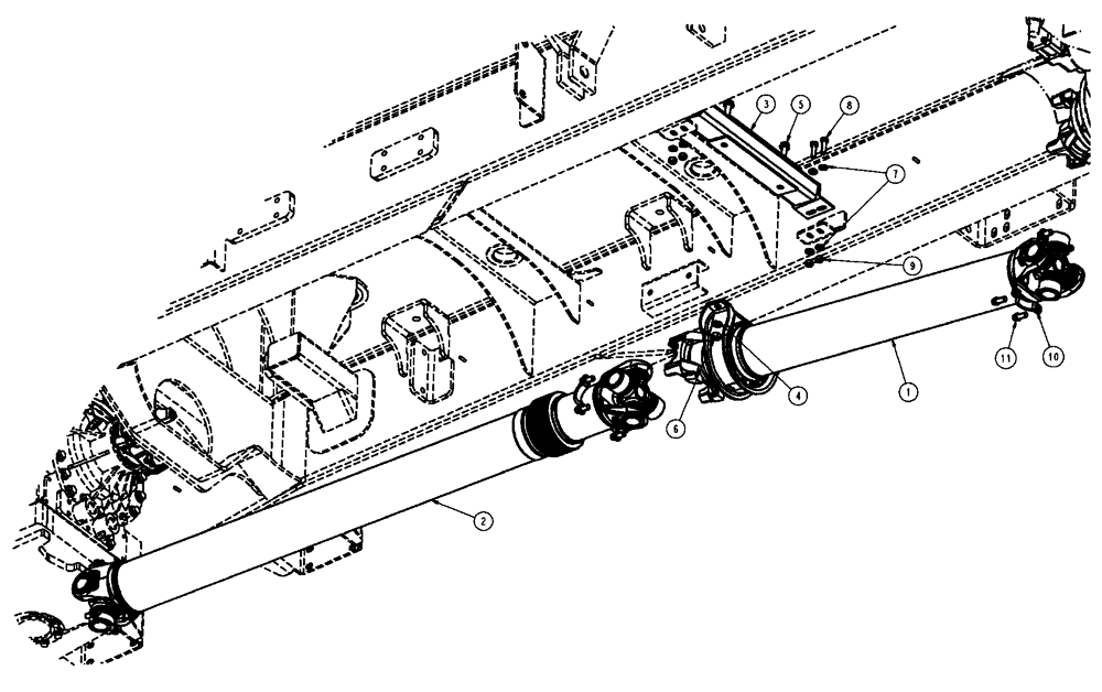 Схема запчастей Case IH FLX3010 - (03-009) - DRIVELINE GROUP, FLX3010 (03) - TRANSMISSION