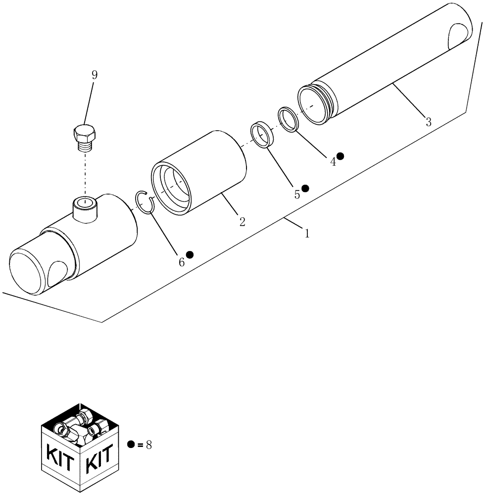 Схема запчастей Case IH RBX552 - (13.821[1]) - HYDRAULIC PICKUP LIFT, HYDRAULIC CYLINDER, 86643308 (13) - FEEDER