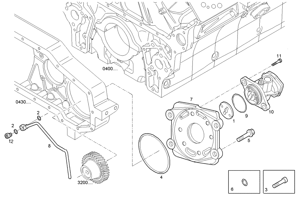 Схема запчастей Case IH FVAE2884X B200 - (2010.056) - FUEL PUMP low pressure 