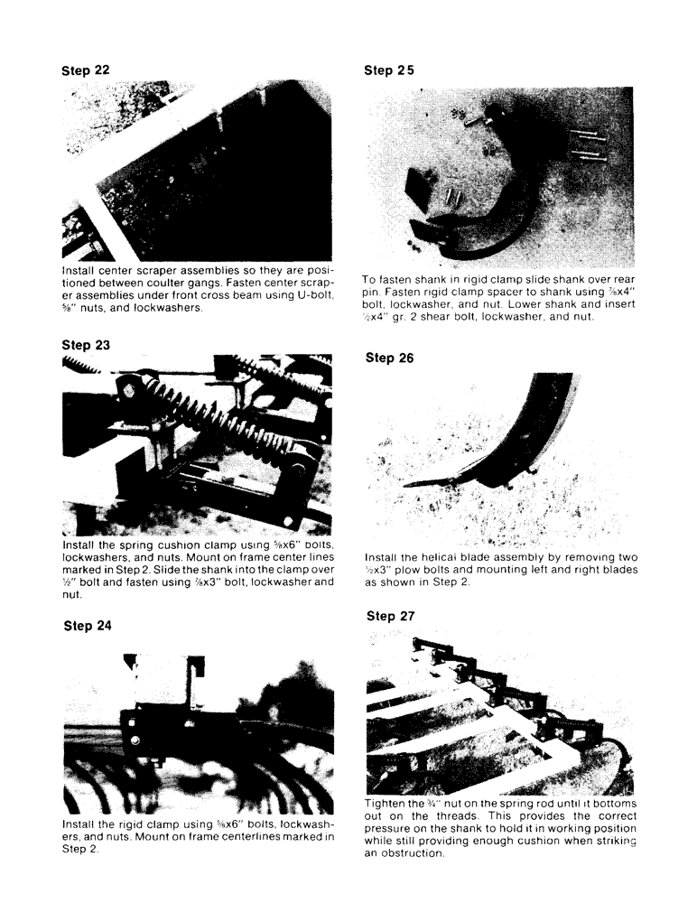 Схема запчастей Case IH 9 - (07) - SETTING-UP INSTRUCTIONS 