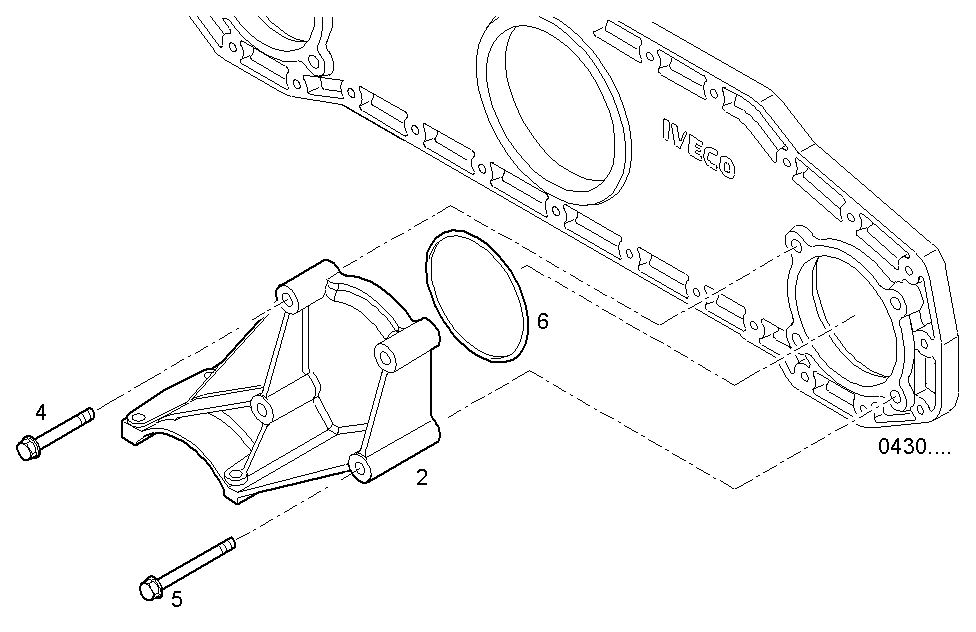 Схема запчастей Case IH FVAE2884X B200 - (3900.037) - COMPRESSOR AIR CONDITIONING 