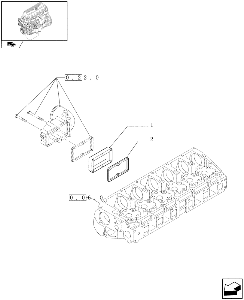 Схема запчастей Case IH F3AE0684P E909 - (0.36.02) - INTAKE MANIFOLD (504236520) 