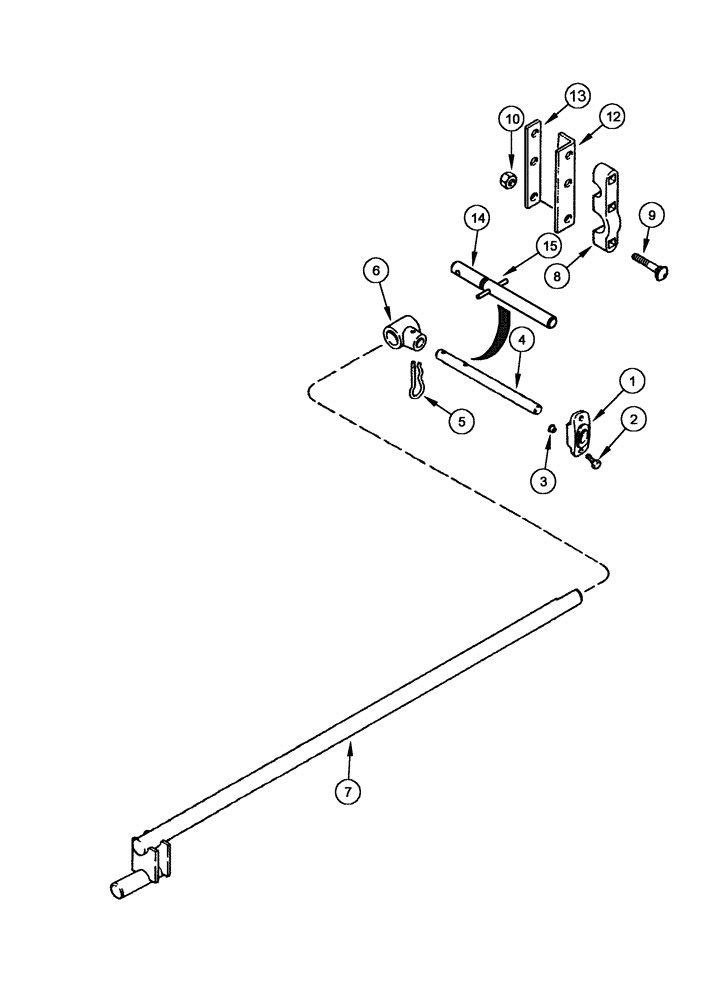 Схема запчастей Case IH 1020 - (09C-02) - AUGER FINGERS, RETRACTABLE (09) - CHASSIS/ATTACHMENTS