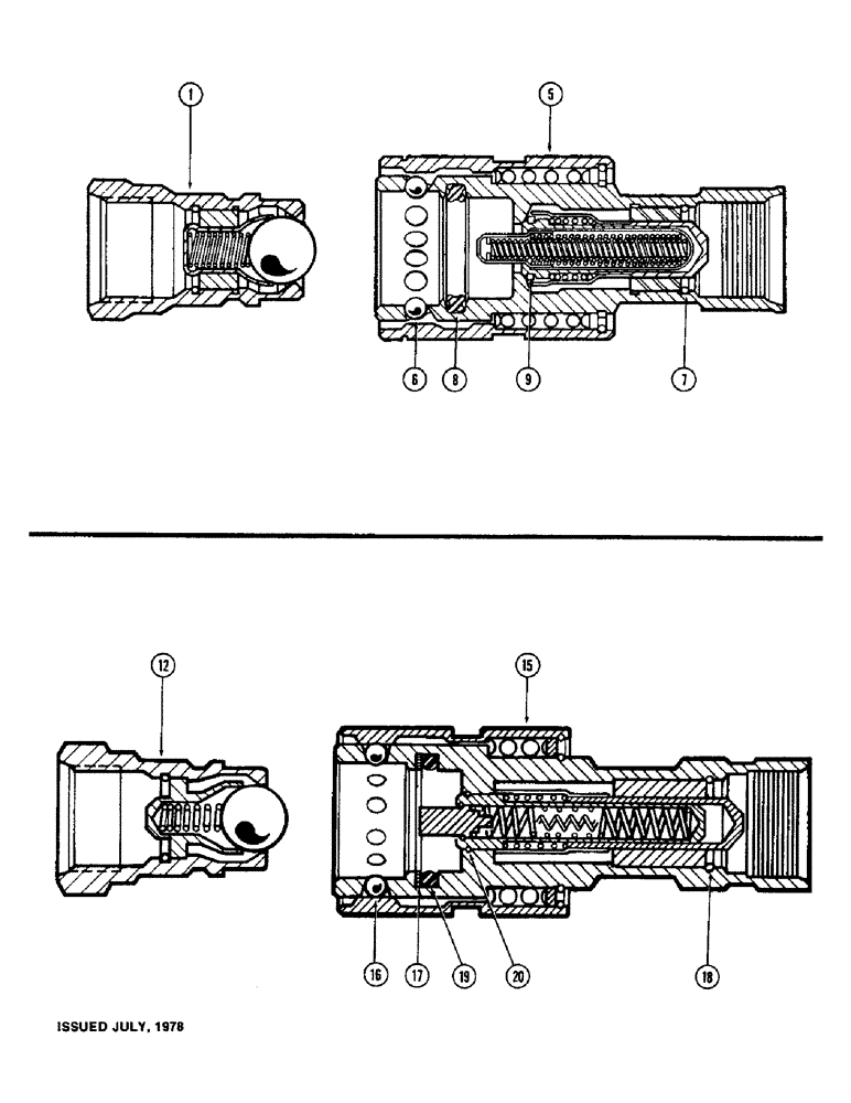 Схема запчастей Case IH 1570 - (248) - REMOTE HYDRAULIC COUPLINGS, FIRST USED TRANSMISSION SERIAL NUMBER 10060760 (09) - CHASSIS/ATTACHMENTS