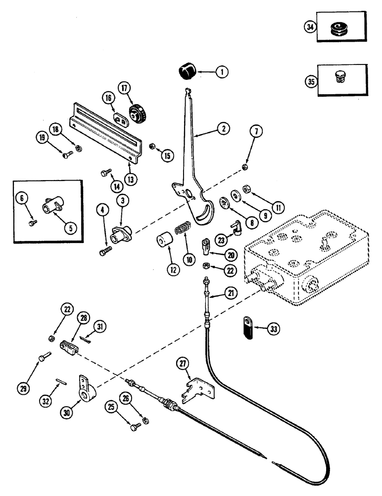 Схема запчастей Case IH 2290 - (8-456) - HITCH DEPTH CONTROL LINKAGE (08) - HYDRAULICS