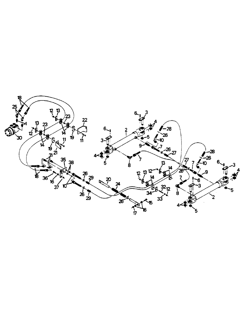 Схема запчастей Case IH 9130 - (08-06) - HYDRAULIC SYSTEM, STEERING CONTROLS (07) - HYDRAULICS