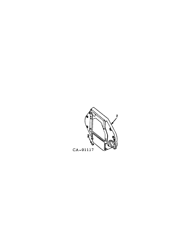 Схема запчастей Case IH D-239 - (D-21[A]) - ENGINE MOUNTING, 574 AND 674 TRACTORS 