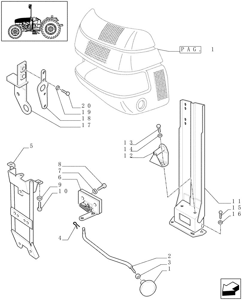 Схема запчастей Case IH JX1060C - (1.83.0[02]) - HOODS (08) - SHEET METAL