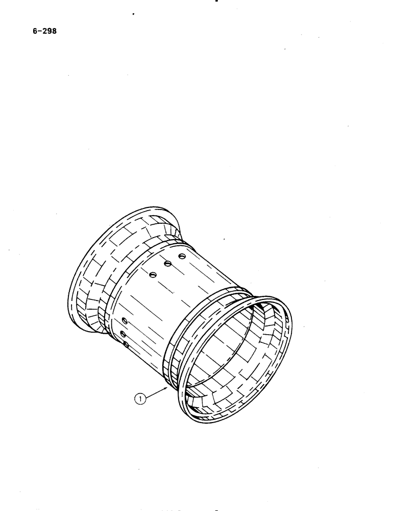 Схема запчастей Case IH 485 - (6-298) - REAR WHEELS, LOW PROFILE TRACTORS (06) - POWER TRAIN