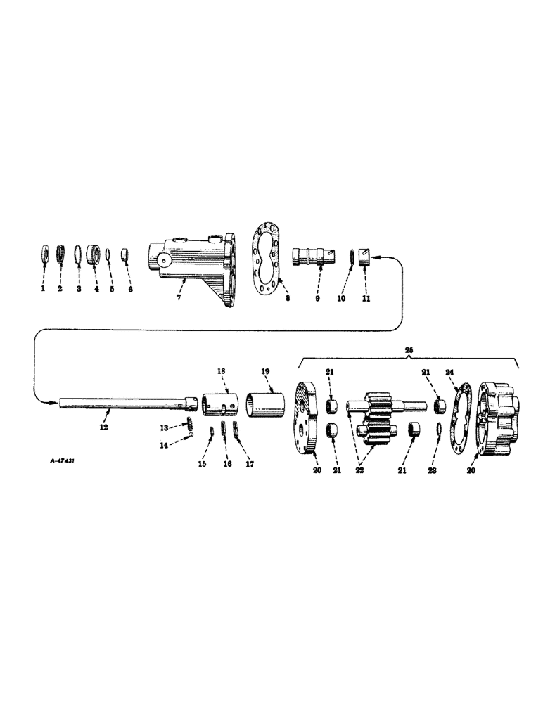 Схема запчастей Case IH 400-SERIES - (382) - HYDRAULIC SYSTEM, POWER STEERING UNIT, FOR TRACTORS EQUIPPED W/POWER STEERING (07) - HYDRAULIC SYSTEM