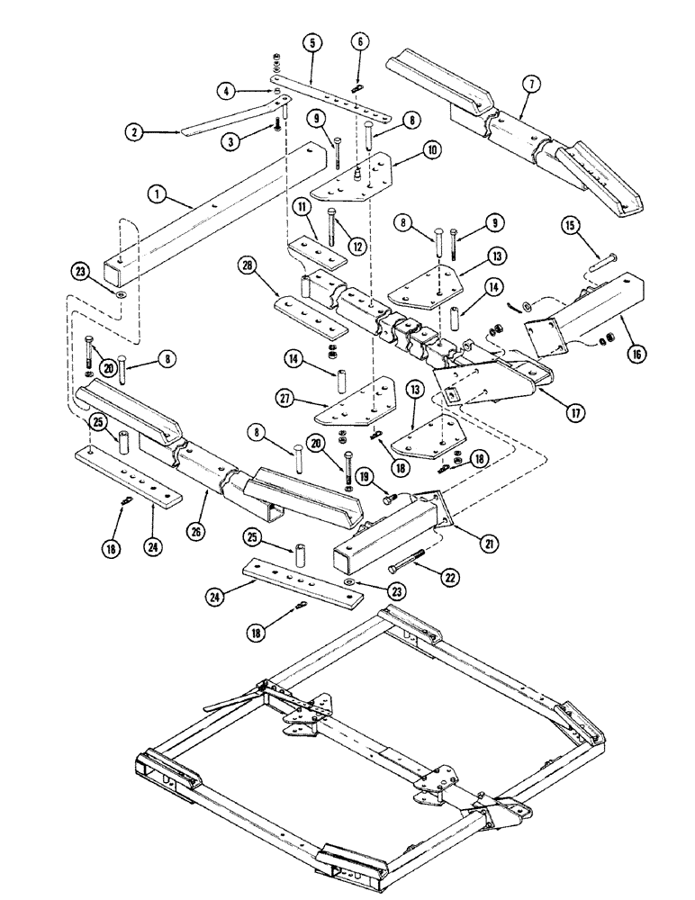 Схема запчастей Case IH D-SERIES - (06) - MAIN FRAME 