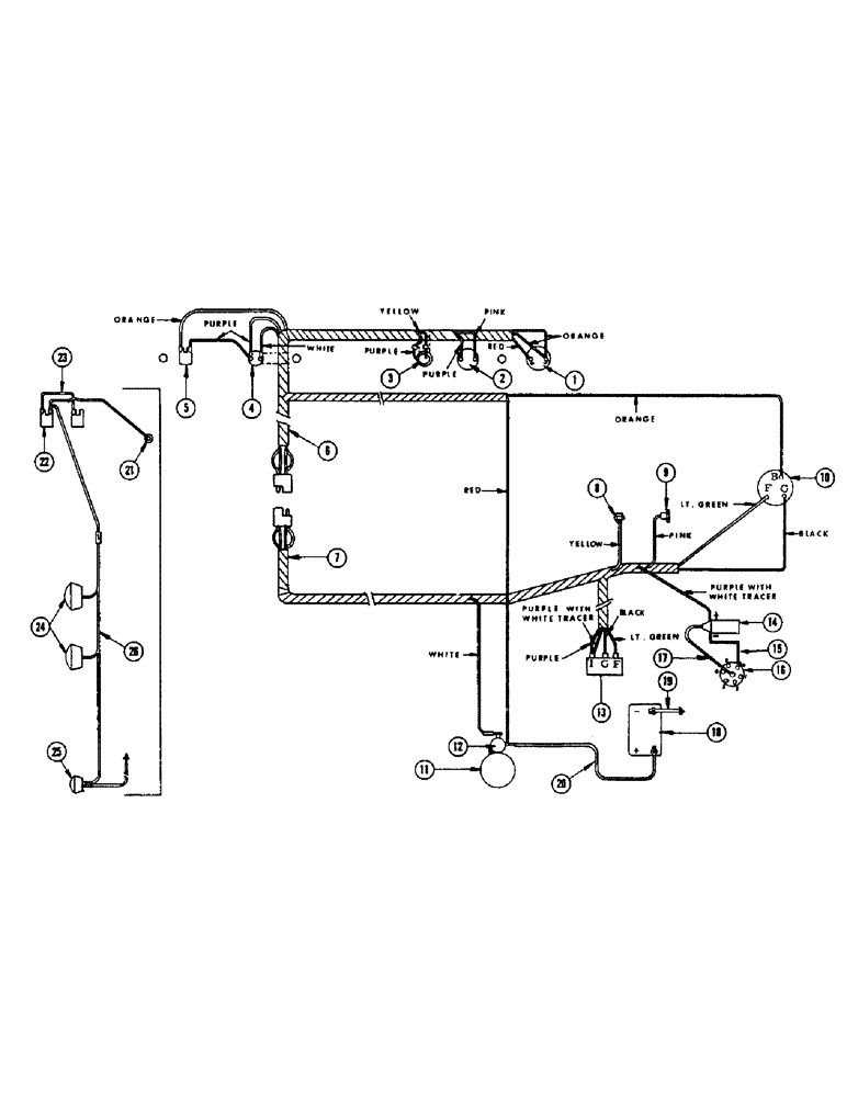 Схема запчастей Case IH 960 - (254) - ALTERNATOR ELECTRICAL SYSTEM, NO. 8297316 THRU 8311399 (55) - ELECTRICAL SYSTEMS