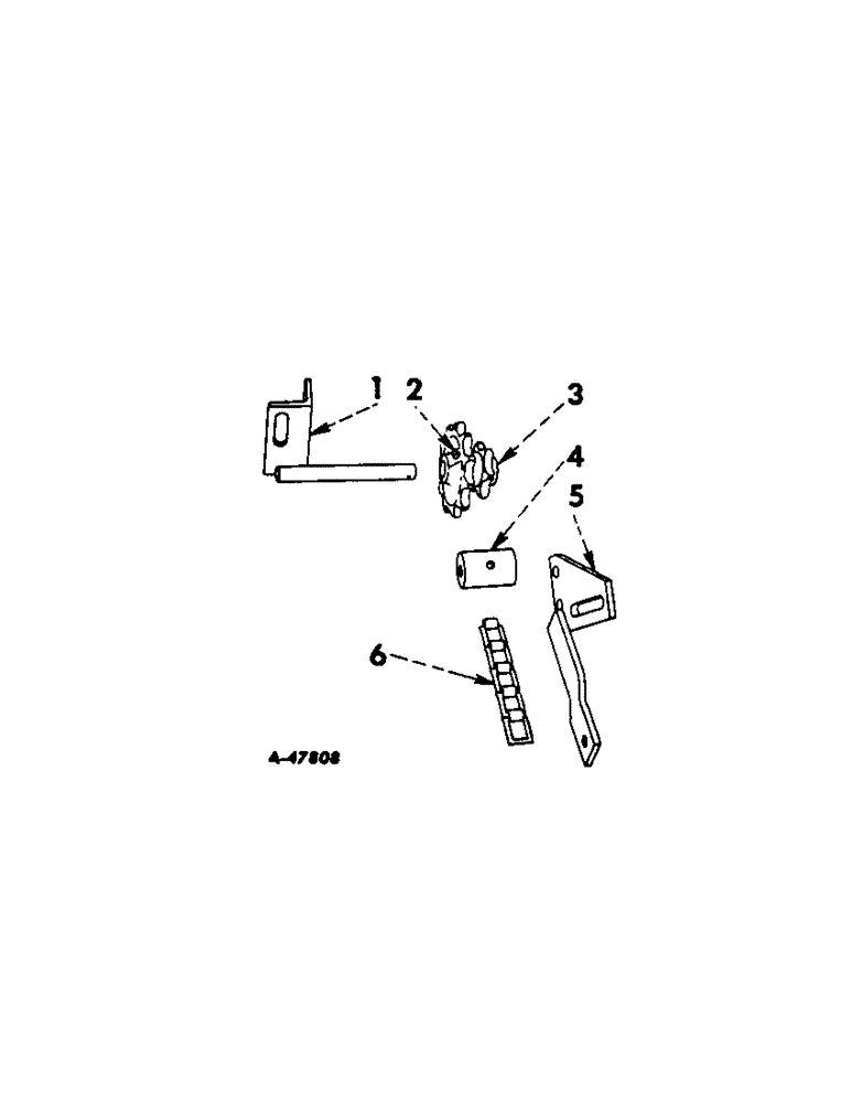 Схема запчастей Case IH 449A - (E-39[A]) - SPEED CHANGE ATTACHMENT 