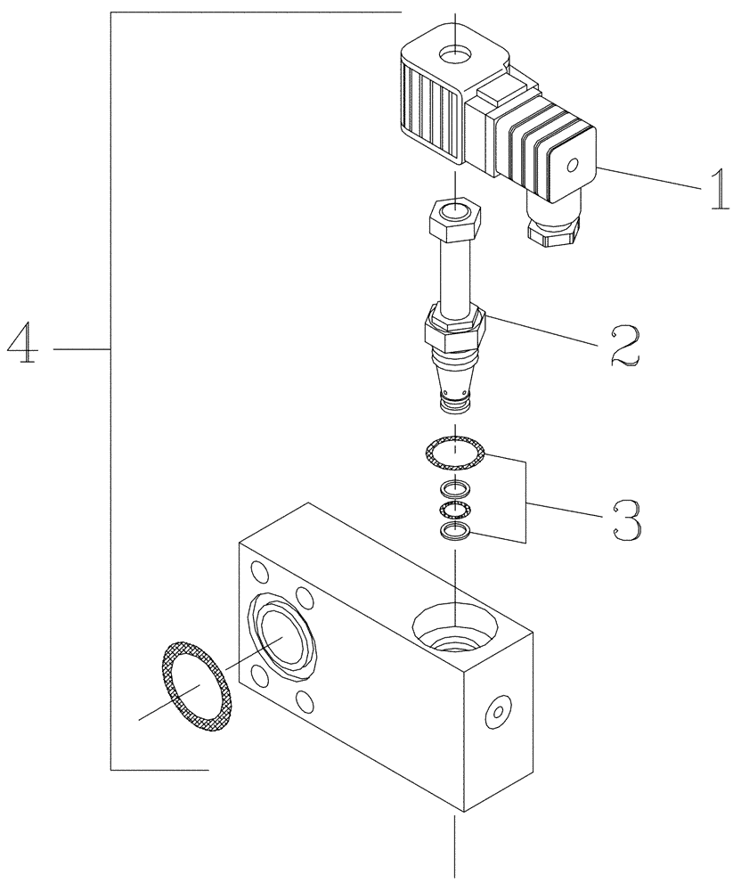 Схема запчастей Case IH 7700 - (B05[08]) - HYDRAULIC SOLENOID VALVE {Positive Drive} Hydraulic Components & Circuits