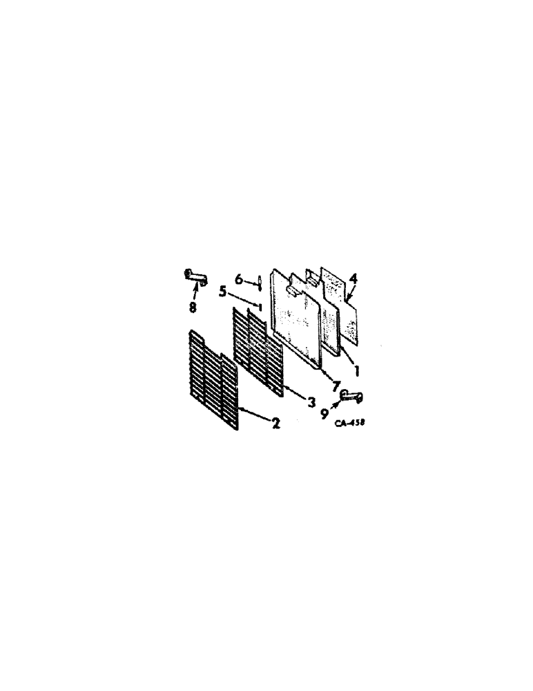 Схема запчастей Case IH 2826 - (06-06) - COOLING, RADIATOR GRILL Cooling