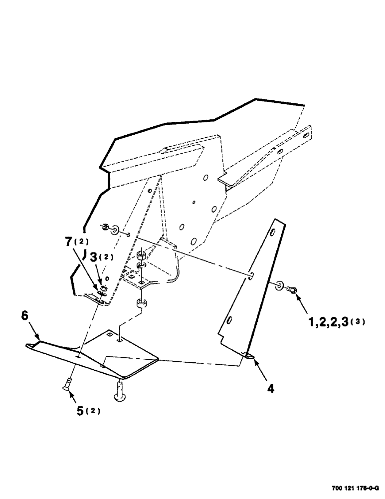 Схема запчастей Case IH SC414 - (9-10) - KNIFE SOCKET PROTECTOR ASSEMBLY KIT, (700121175 KNIFE SOCKET PROTECTOR KIT COMPLETE) (09) - CHASSIS