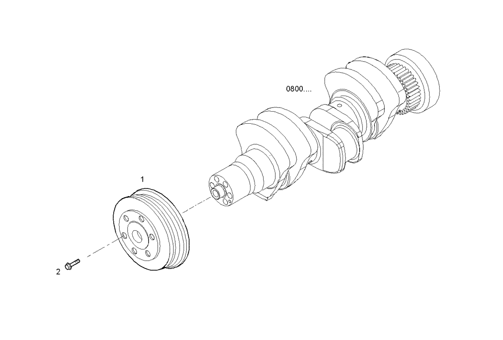 Схема запчастей Case IH F4CE0304B D601 - (0840.008) - VIBRATION DAMPER 