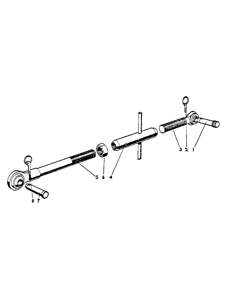 Схема запчастей Case IH 1200 - (065) - TOP LINK (07) - HYDRAULIC SYSTEM